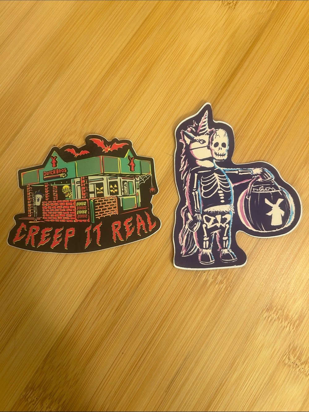 Dutch Bros Halloween Stickers